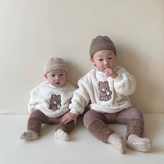 Bear Embroidered Pattern Piece Sets